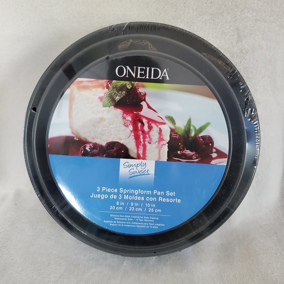 Oneida Kitchen Oneida 3 Piece Springform Pan Set 89 In Poshmark